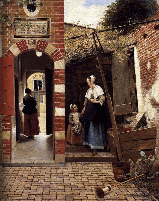 Delft House Courtyard